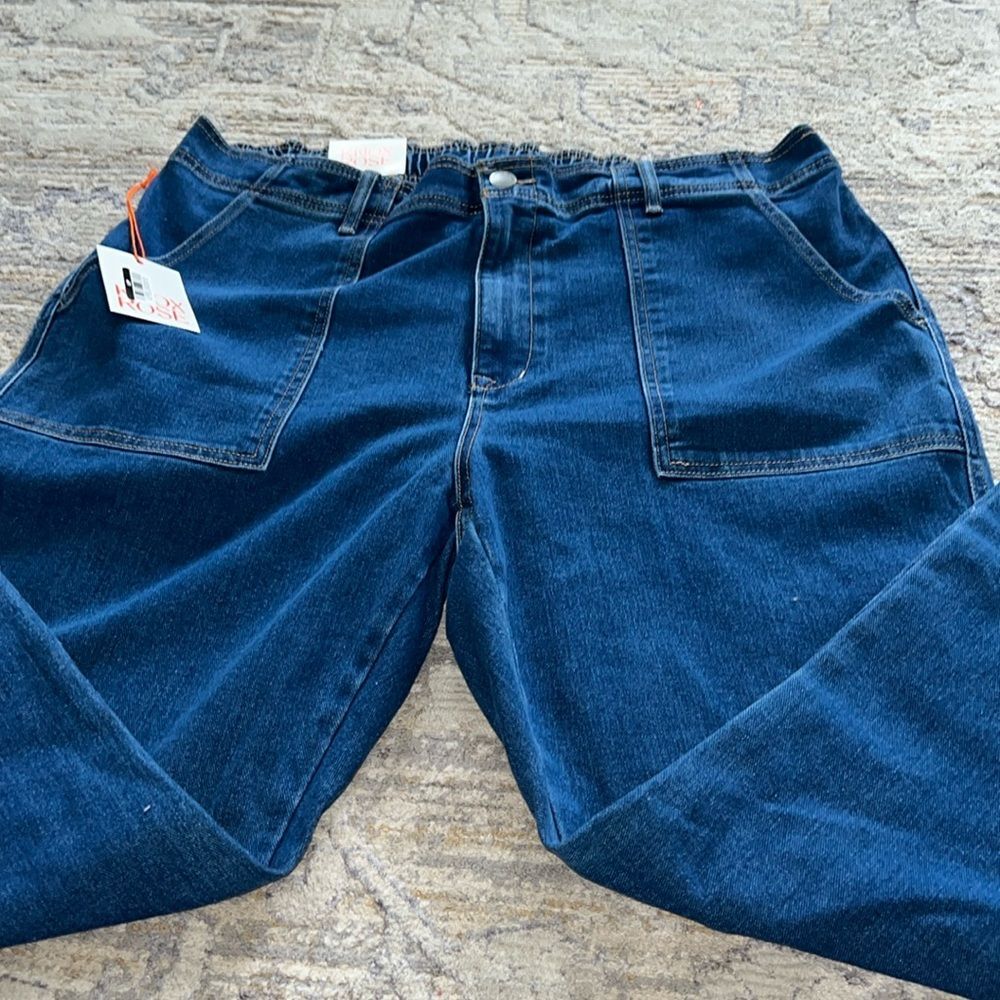 Knox rose high rise straight leg jeans 39/xxl NWT - Picture 5 of 16